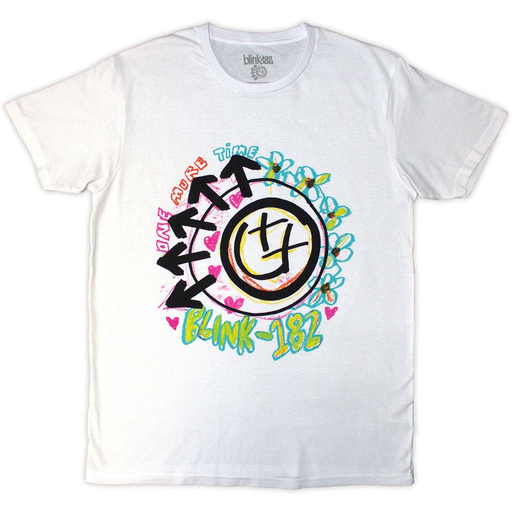 Blink182 - Crayon Herren TShirt - Weiß